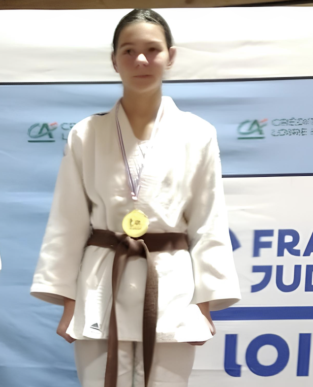 SEP-JUDO : Mélusine BRUN Championne départementale Minimes