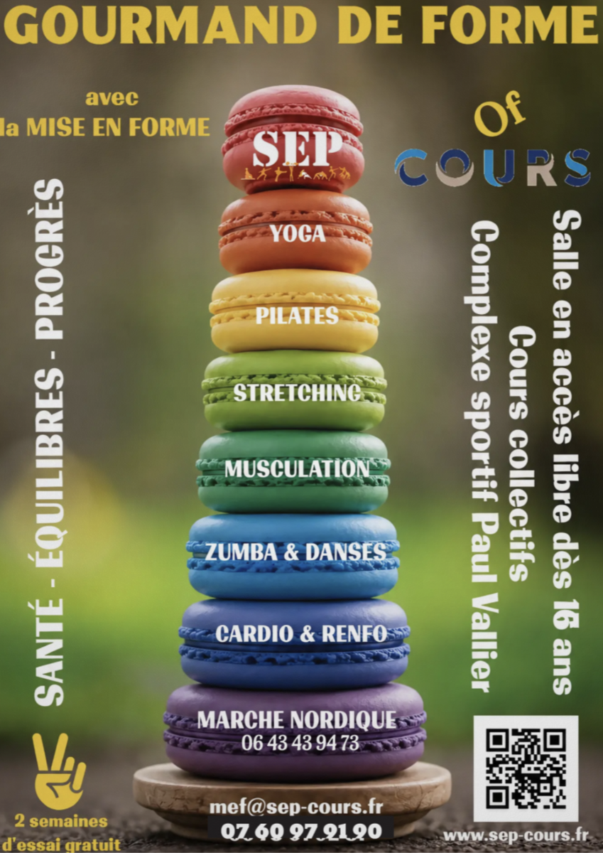 Mise en Forme : Cours Collectifs dès le 7 Septembre
