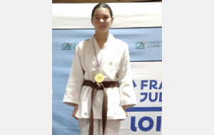SEP-JUDO : Mélusine BRUN Championne départementale Minimes