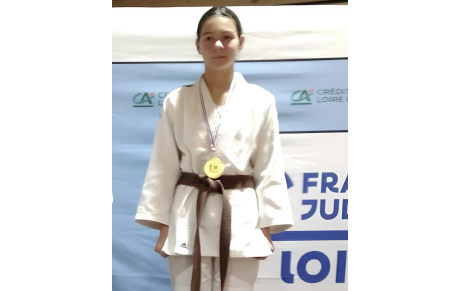 SEP-JUDO : Mélusine BRUN Championne départementale Minimes